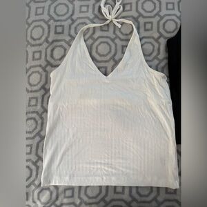 Old Navy White Halter Neck Camisole